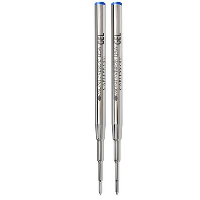 Monteverde Soft Roll Blue Ink Refill For Montblanc Ballpoint Pens 80 Characters