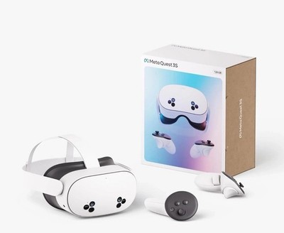 Meta Quest 3S Standalone VR Headset 128GB White Plastic Build