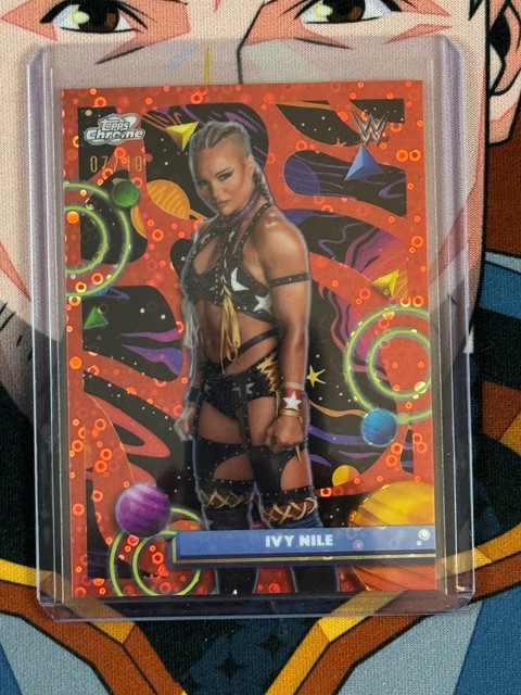 2026 Topps Cosmic Chrome WWE IVY NILE Lunar Box /10 SSP #47