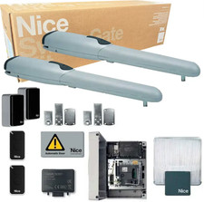 Kit Automazione Cancelli A Battente Ante 2M NICE WINGOKIT 4024 BD WINGO4024BDKCE