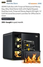 ADIMO BGX-M/D-35 Home Safe: Secure Your Valuables with Advanced Technology