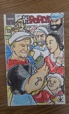 Popeye 1980 Movie Robin Williams Original Art Sketch Cover Comic One of a Kind