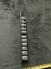 Snap On 3/8” Drive Shallow Socket Set, 6pt, Metric….descrip For Sizes…..ccc Snap On 3/8” Drive Shallow Socket Set, 6pt, Metric….descrip For Sizes…..ccc