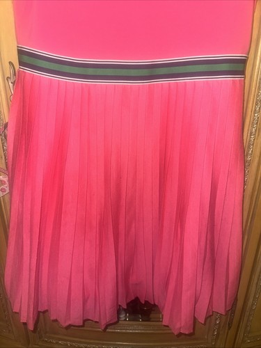 Polo Ralph Lauren Girls Size L 12/14 Gorgeous Lined Pink Dress W/Belt Attached! - Picture 4 of 7