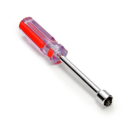 Utoolmart Hexagon Nut Nonslip Handle Hex Socket Wrench Screwdriver 10mm, Red