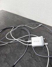 USB C Plug Fast Charge, 40W 4-Port Multi USB Charger Plug UK Dual Port PD Power