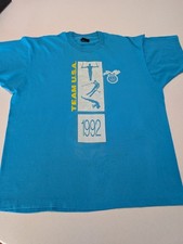 Vintage T-Shirt Olympic Team U.S.A. 1992 Single Stitch Adult XL Made in USA 