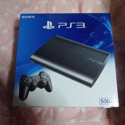 Sony PlayStation 3 Slim 320GB Console - Charcoal Black for sale