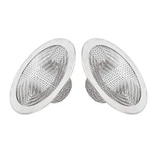 Drain Hair Catcher,Mesh Metal Sink Strainer Set of 2,Fits for Bathroom Bathtub W