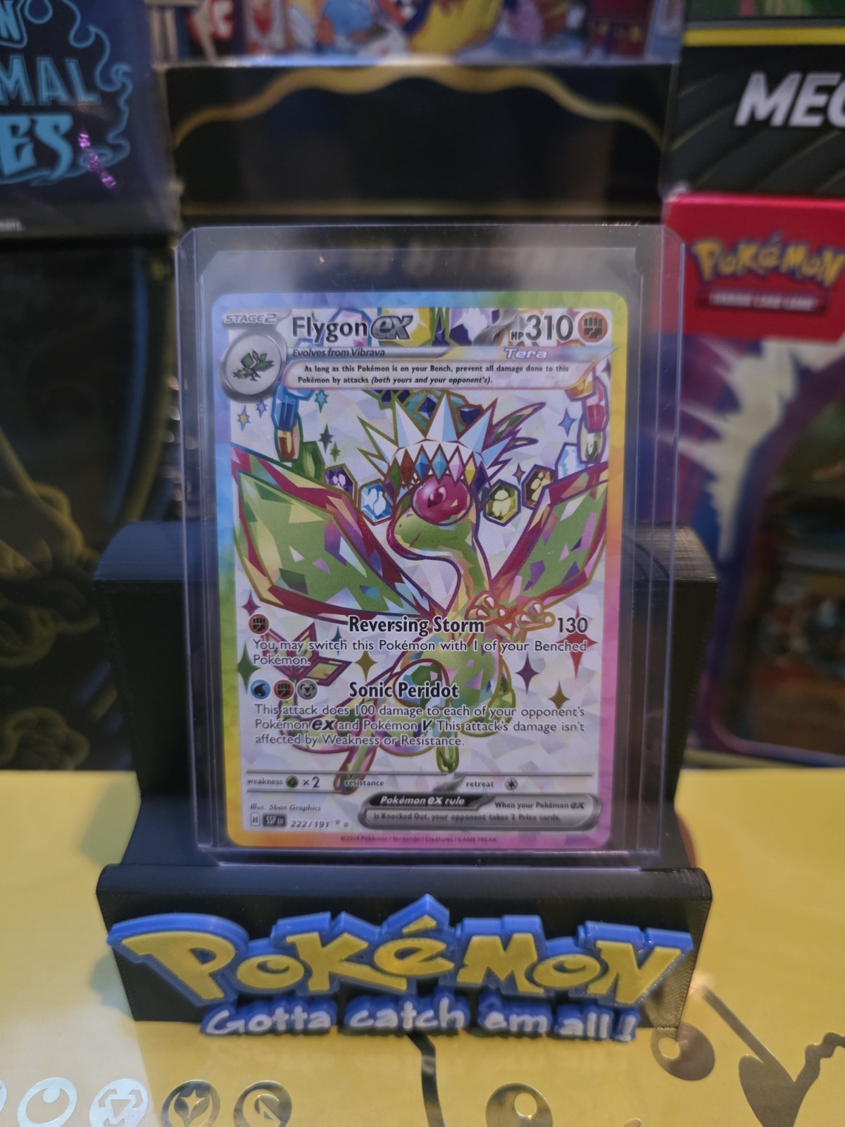 FLYGON EX 222/191 SURGING SPARKS POKEMON TCG NM/M