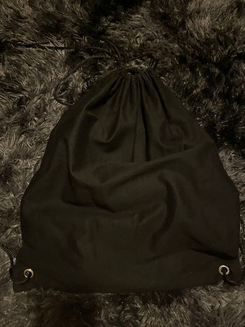 CELINE Black Drawstring Bag Knapsack - image 2
