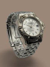 Bulova Caravelle A0 2000 Diver/Sport Watch Stainless w/Date New Battery