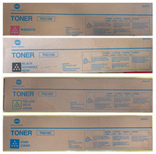 Pack de 4 Cartouches  Toner Konica Minolta TN210 C/M/K/Y Cyan/Magenta/Noir/Jaune
