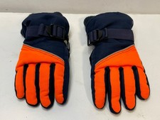 Champion C9 waterproof gloves youth small Thinsulate blue orange