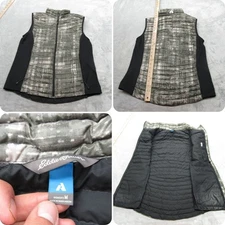 Eddie Bauer Down Vest Women Medium Green Stormdown 800 Fill Lightweight Packable