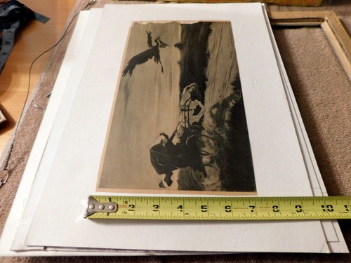 William Balfour Ker (1877-1918) "A Hurry Call" The Doctor v The Stork Art Print - Picture 13 of 22