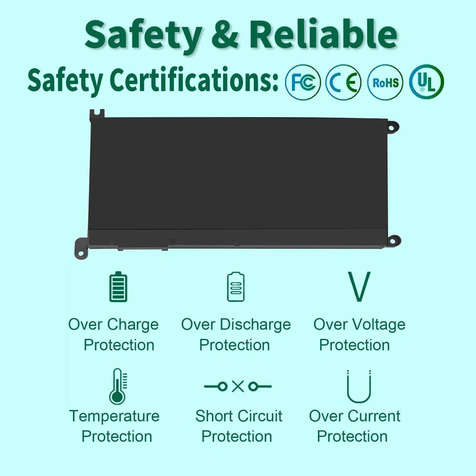 Battery for Dell Latitude 3000 Series 3180 3190 3300 3379 3380 3390 3500 3580 - Image 4 of 4