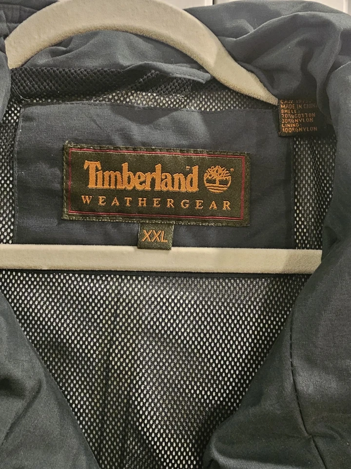 Timberland Weatherproof Hooded Dark Green Jacket - XXL - Image 3 of 4