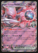 SV10: Destined Rivals Team Rocket's Mewtwo ex #081/182 Carta Pokemon