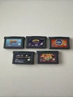 Nintendo Game Boy Advance Game Lot 5 Total Spyro, Crash Purple, Nicktoons Polar