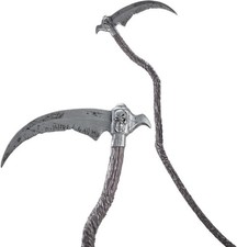 Grim Reaper Scythe Prop, Grim Reaper Faux Scythe Blade Weapon Costume, Sickle To