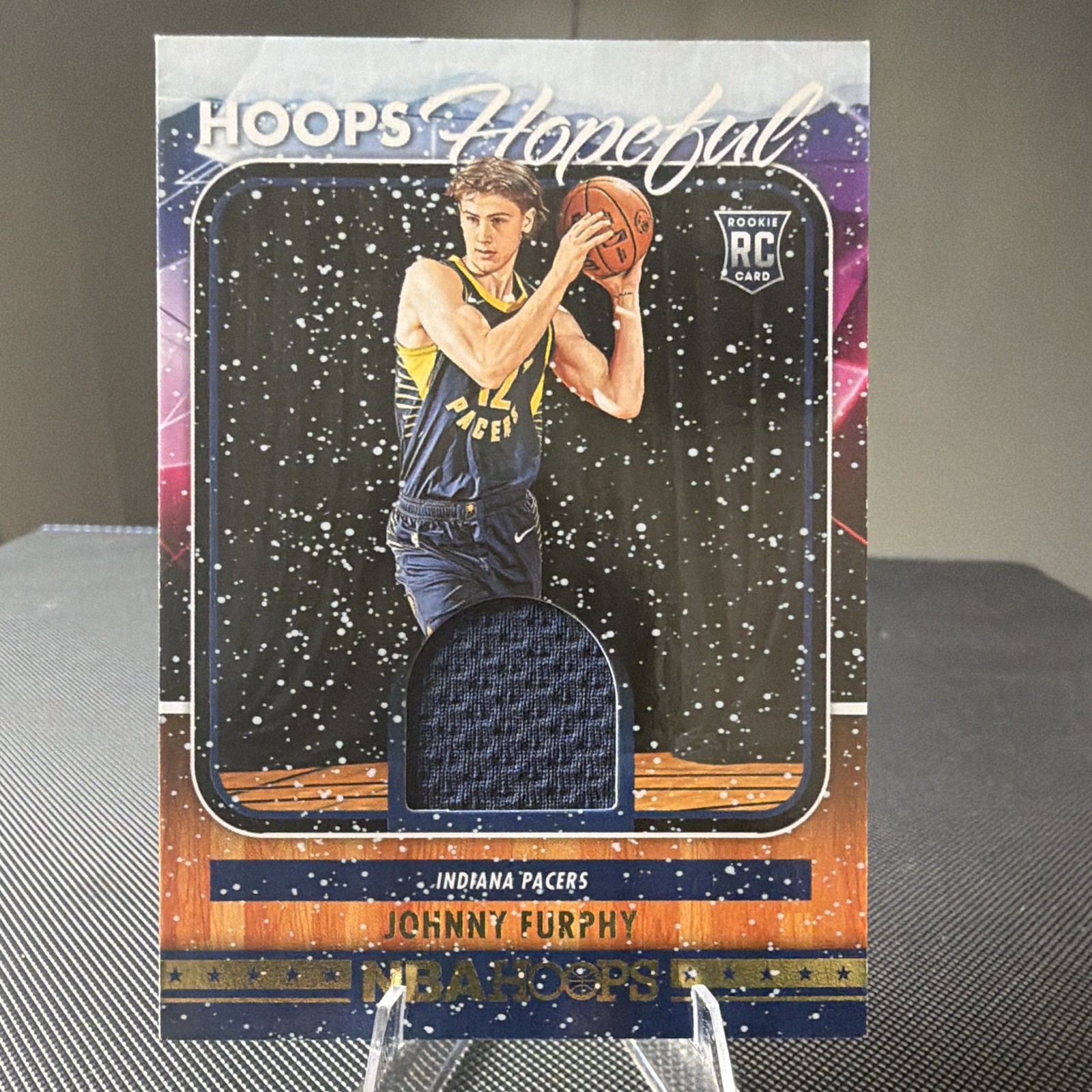 Panini NBA Hoops 2024-25 Johnny Furphy Rookie Memorabilia Insert #HHM-JFP