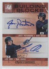 2011 Donruss Elite Extra Edition Signatures 17/49 Lee Orr Jace Peterson Auto 0p8