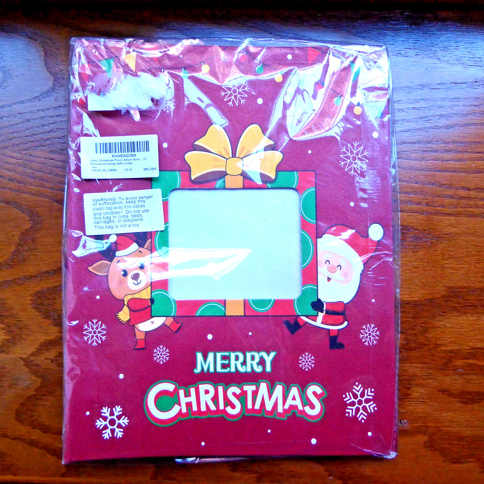 Sealed Christmas Santa Photo Album - Jetec