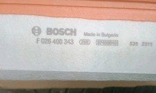 BOSCH AIR FILTER DACIA LOGAN SANDERO FOR RENAULT CAPTUR CLIO LOGAN S0343 GENUINE