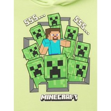 Minecraft Don  t Look, Boys Graphic Print Long Sleeve Hoodie, Size CHILD MEDIUM