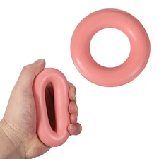 Grip Strength Trainer Rings, Hand Grip Strengthener, 3.5" & 30 LB & Orange