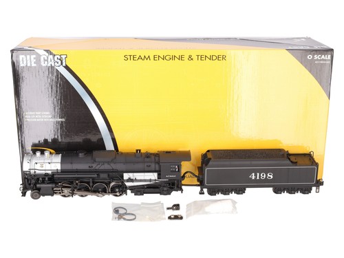 K-Line K3630-4198CC O AT&SF Berkshire Dampflok & Tender #4198 mit TMCC | Zustand: Used
