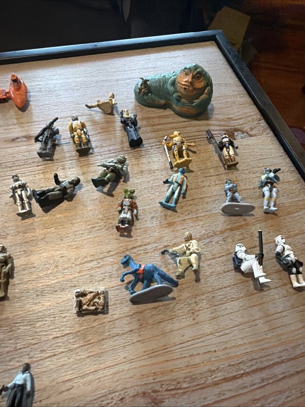 VINTAGE Star Wars Micro Machines Mini Figure Galoob LOT 38 RARE BOBA FETT