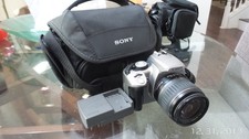 CANON EOS REBEL XT DIGITAL CAMERA BUNDLE TESTED 8.1 MEGAPIXELS 18-55 CANON LENS