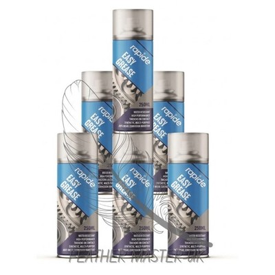 6x 250ml Easy Grease Mehrzweckspray synthetisches Gleitmittel Rostschutz