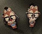 Disney Nerd Rock Collection Chip & Dale Student Bowtie Glasses Trading Pins 2010 — photo 2