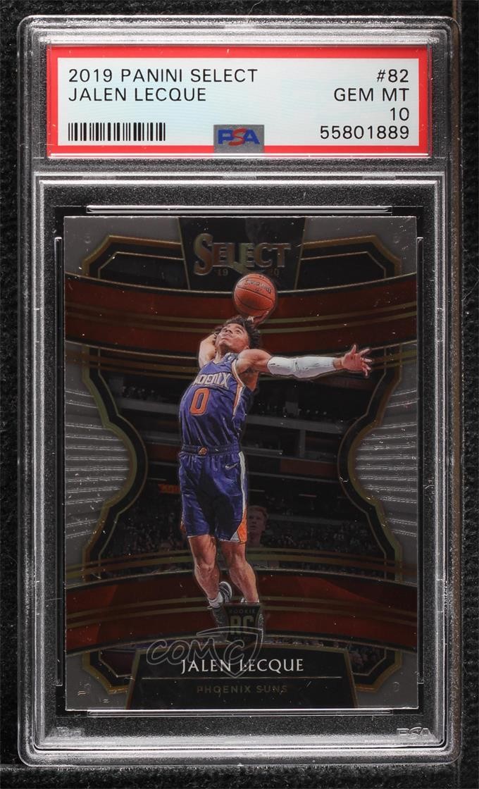 2019-20 Panini Select Concourse Jalen Lecque #82 PSA 10 GEM MT Rookie RC 6ns