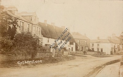 COTHERSTONE (Teesdale/County Durham) Pub & Inn Vintage Dorf Postkarte