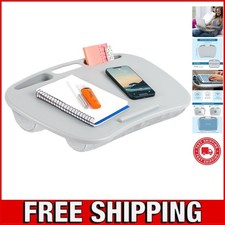 MyDesk Lap Desk with Device Ledge and Phone Holder - Cool Gray - Fits up to 1...