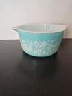 Vintage Pyrex Amish Butterprint 473 1 Qt Casserole Dish only Turquoise PAINT VGC