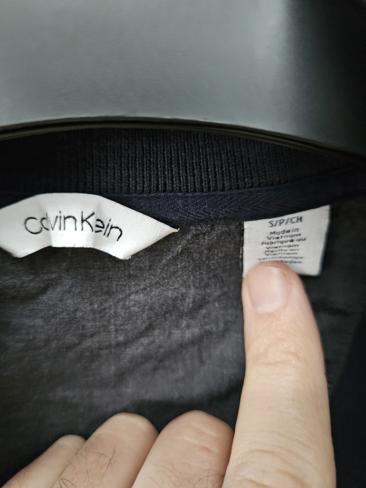 Calvin Klein Navy Track Jacket Size S Z43 image 4