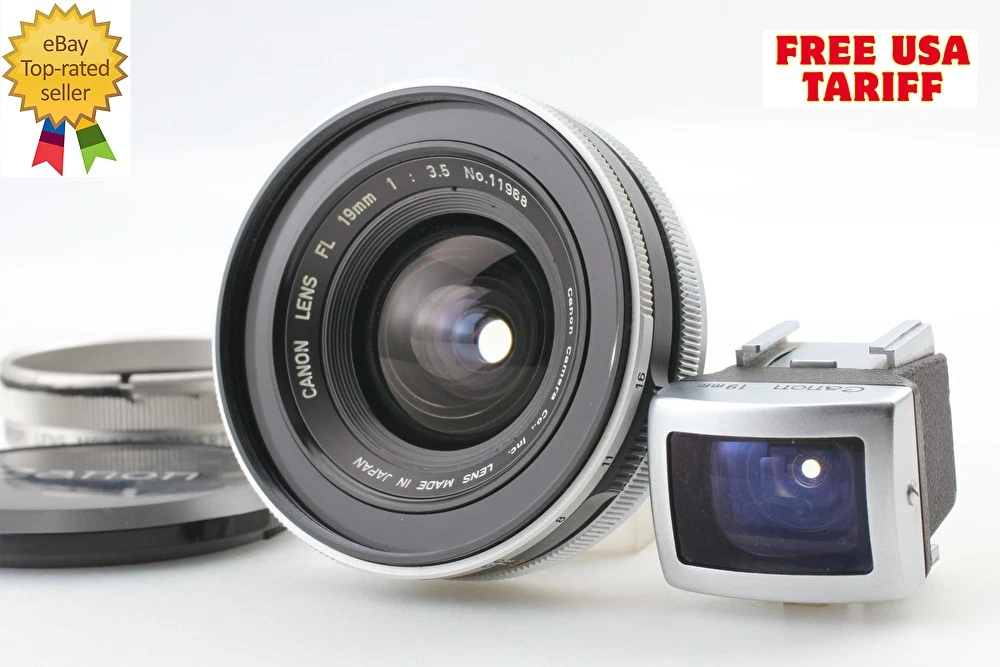 チ*ー様 キャノン レンズFL 19mm F3.5 R フィルムカメラ LENS カメラの八百富｜CANON FL 19mm F3.5 R キヤノン 19mm F/3.5 レトロ
