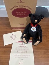 Steiff Club Edition 1999/2000 Teddy Bear 1912 Replica Black 35cm w/ Box Ref.110