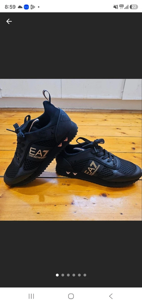 EA7 Emporio Armani‎ High Top Lace Up Sneakers Navy Blue X8Z034 XK287 EA7 Emporio Armani Sneakers for Men for Sale - Shop Men main image 4