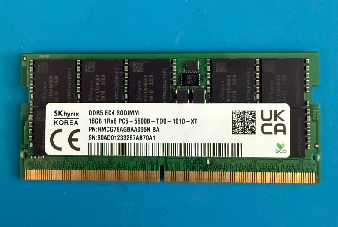 メモリー SK hynix DDR5 SODIMM 16GB PC5-5600B SK hynix DDR5 16GB 32GB 5600MHz RAM 1Rx8 PC5 - 5600B Laptopk