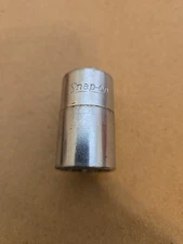 Snap On 1/2" Drive 5/8" 12PT SAE Shallow Chrome Socket Read Ad SV201