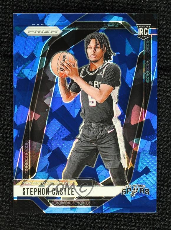 2024-25 Panini Prizm Blue Ice Prizm 75/125 Stephon Castle #234 Rookie RC