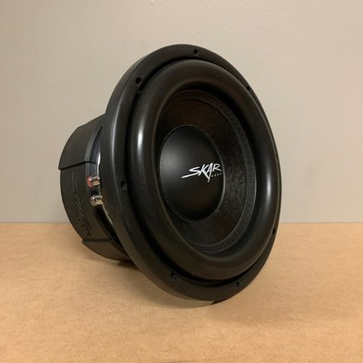USED SKAR AUDIO DDX-10 D4 - 10'' 1,500 WATT DUAL 4 OHM COMPETITION CAR SUBWOOFER