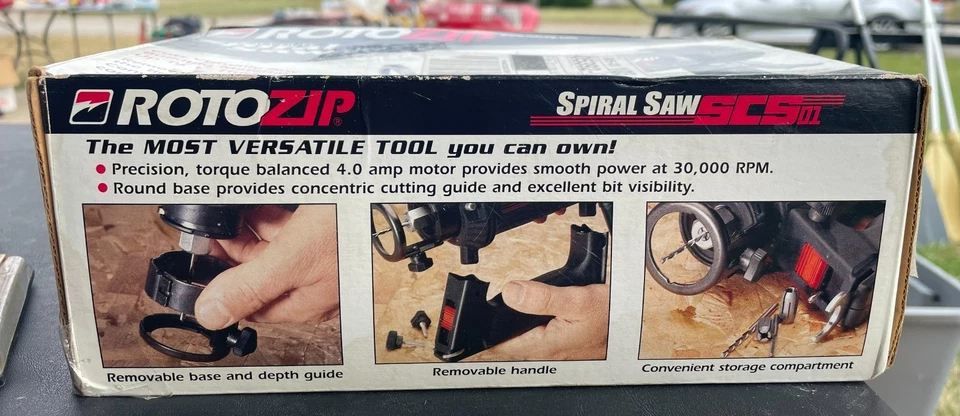 Vintage USA MADE! NOS Heavy Duty RotoZip Spiral Saw in Original Sealed Box - Image 2 of 4