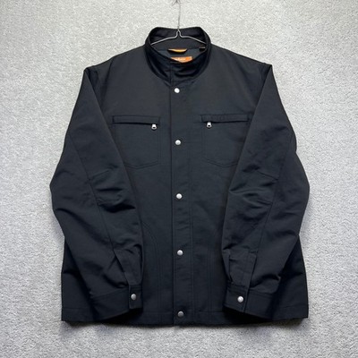 Tommy Bahama Jacket Mens XXL Island Estate Nylon Blend Utility Field Zip Snap